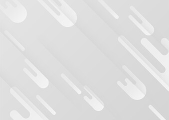 Minimal geometric white light background abstract design. Vector illustration abstract graphic design banner pattern background template.