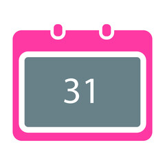 Calendar showing days of the month with firstaid box icon in a circle
