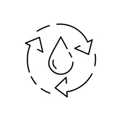 Drought. thirst. Cracked and dried plant or soil. Global disaster. Famine. Line vector icon