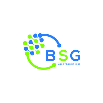 BSG logo design initial creative letter logo.BSG unique letter logo design.BSG vector logo simple, elegant and luxurious,technology logo shape. 