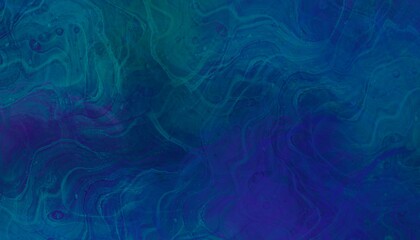 Green and blue abstract blue background with smoke