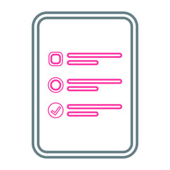 Obraz premium Grocery, list, outline, todo icon