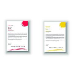 Modern  business letterhead design