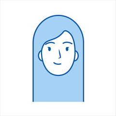 Woman Face Avatar Profile Picture