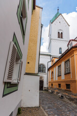 2022-05-13, GER, Bayern, Passau: Ein Turm des Klosters Niedernburg.