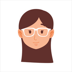 Woman Face Avatar Profile Picture