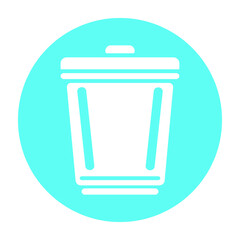 Delete, garbage, trash, wash, wastebasket icon