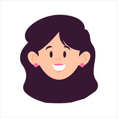 Woman Face Avatar Profile Picture