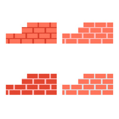 Brick wall. Vector illustration