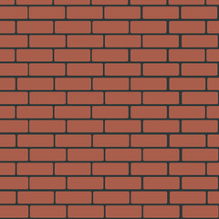 Naklejka premium Background brick colored wall. Brick pattern. Vector illustration