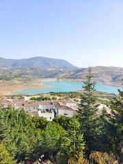 Fototapeta premium view from the lake