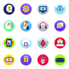 Pack of Ai Flat Icons
