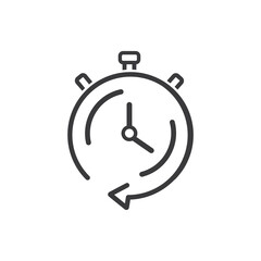 stopwatch vector illustration