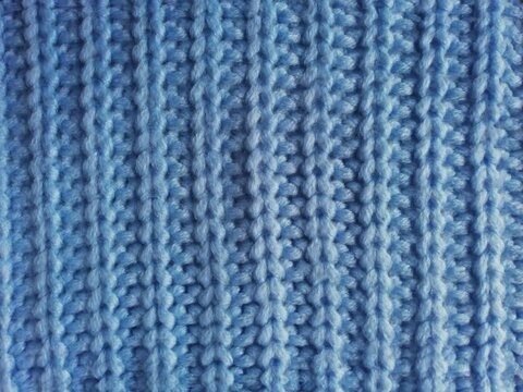 blue wool texture moving