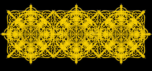 luxury gold mandala pattern design background
