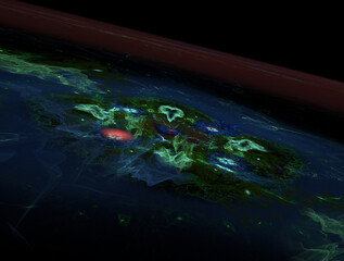 Imaginatory fractal abstract background Image