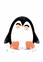 Animaux Mignons - le pingouin