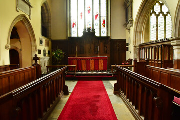 Fototapeta na wymiar Penshurst, England - june 20 2022 : Saint John the Baptist church