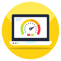 Trendy vector design of system speed 