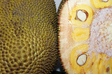 jackfruit with seed for eat