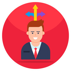 A premium download icon of employee skills