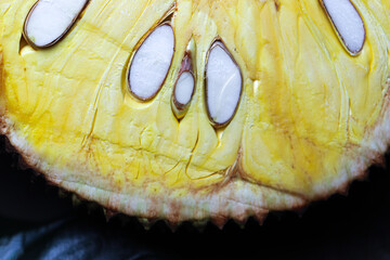 jackfruit with seed for eat