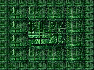 creative triangular retro video game style design