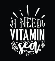 Fototapeta premium I need vitamin sea, Beach design