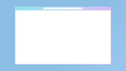 Web Browser, Minimal flat design, Modern interface, Internet web Page, Website mockup, Desktop Browser navigation
