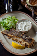 Fish fried in batter