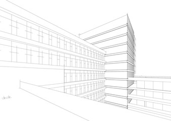 Modern office building