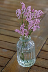 Pink  flowers in a vase