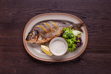Grilled dorado