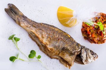 Grilled trout