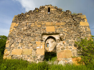 Medieval church ruins in Georgia vacation travel