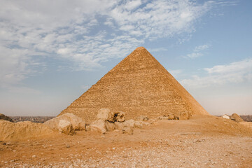 Fototapeta na wymiar Great Pyramid of Khufu in Giza, Egypt