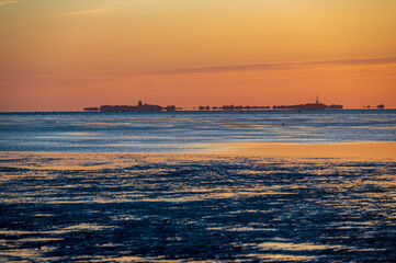 Sonnenuntergang an der Nordsee