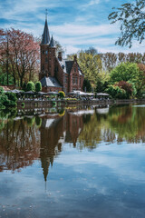 Fototapeta na wymiar Brugge town reflections