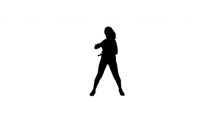 Silhouette Girl Dancer
