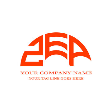 ZEP letter logo creative design with vector graphic