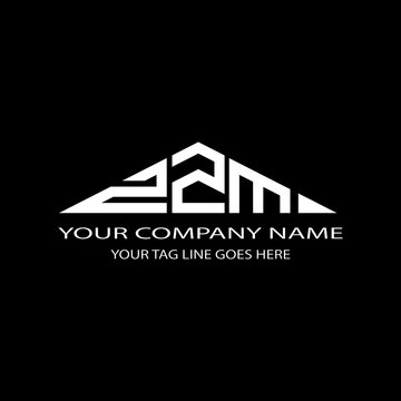 ZZM letter logo creative design with vector graphic
