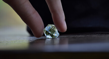 Diamonds are valuable, expensive and rare. For making jewelry	
