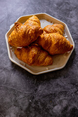 croissant on a plate