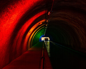 The 180 Metre Roughcastle Canal was built to replace the flight of locks that once joined the Union...