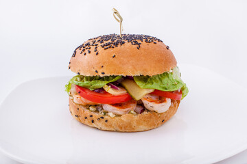 Shrimp burger