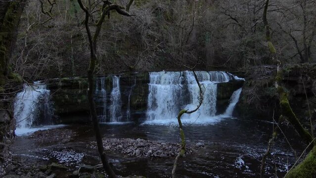 Four waterfalls hike in wales
