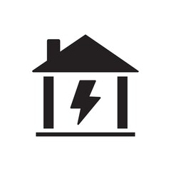 House thunderstorm icon 