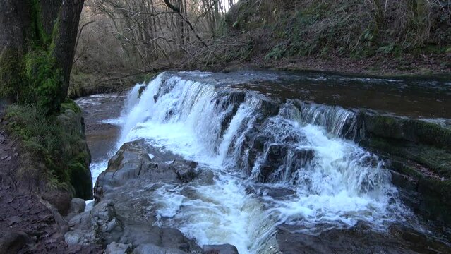 Four waterfalls hike in wales
