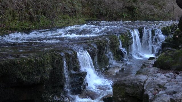 Four waterfalls hike in wales