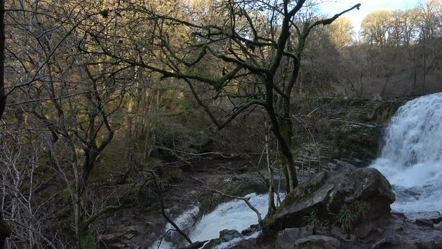 Four waterfalls hike in wales